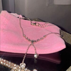 Elegant Silver Bracelet with Crystal Accents